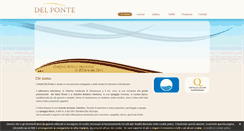 Desktop Screenshot of hoteldelponte.net