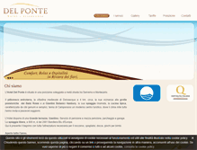 Tablet Screenshot of hoteldelponte.net